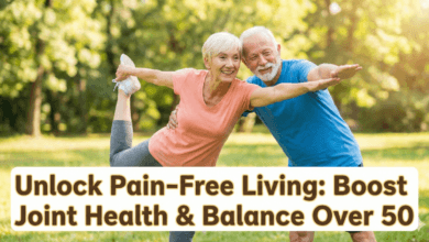 Unlock Pain-Free Living: Boost Joint Health & Balance Over 50 Unlock Pain-Free Living: Boost Joint Health & Balance Over 50