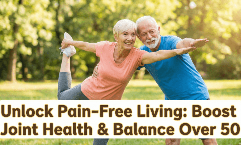 Unlock Pain-Free Living: Boost Joint Health & Balance Over 50 Unlock Pain-Free Living: Boost Joint Health & Balance Over 50