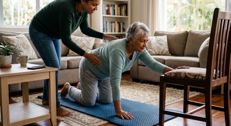 How to Get Up From the Floor Safely After a Fall